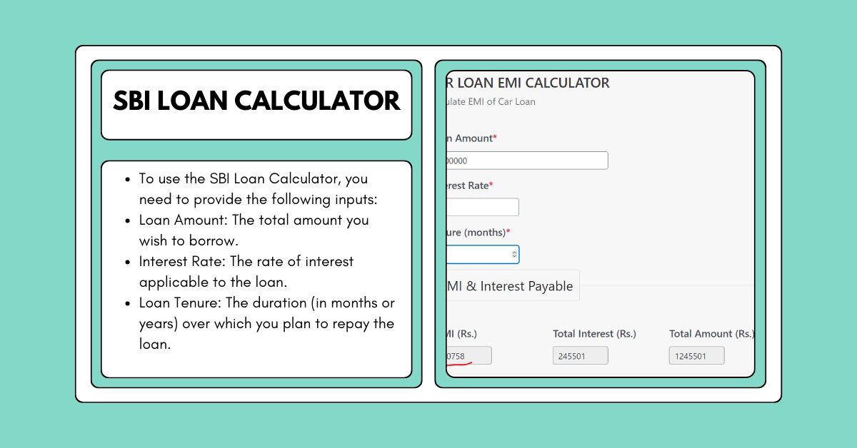 SBI Loan Calculator